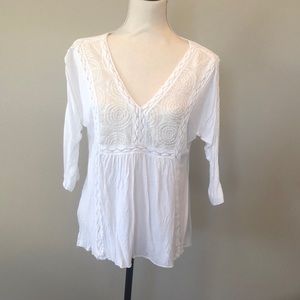 Language white tunic